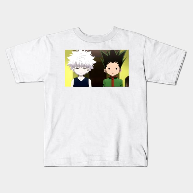 Gon And Killua - Funny Kids T-Shirt by ColaMelon